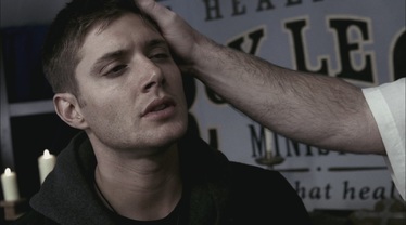 Dean being healed