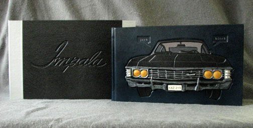 Impala book and clamshell box together